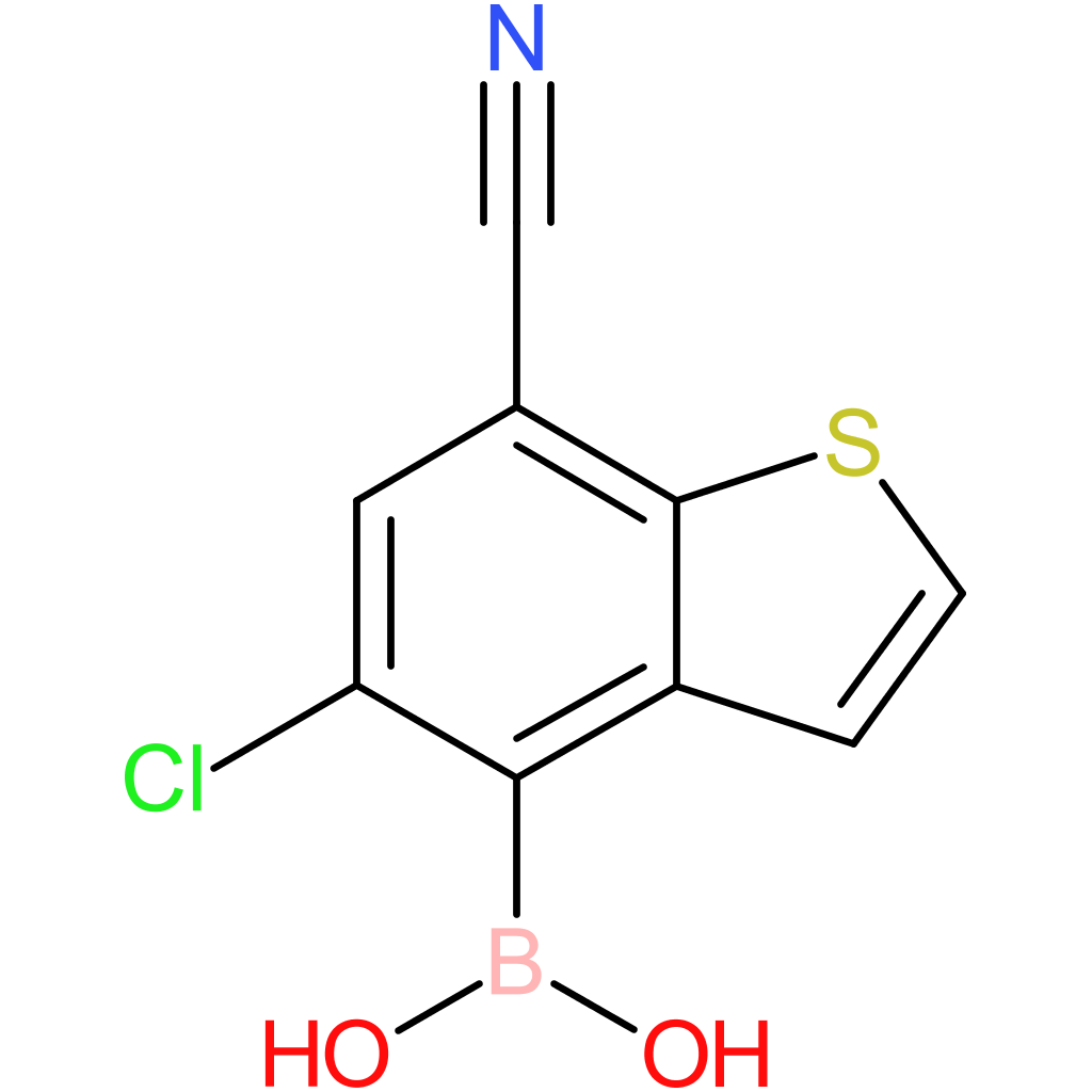 5-chloro-7-cyanobenzothiophene-4-boronic acid