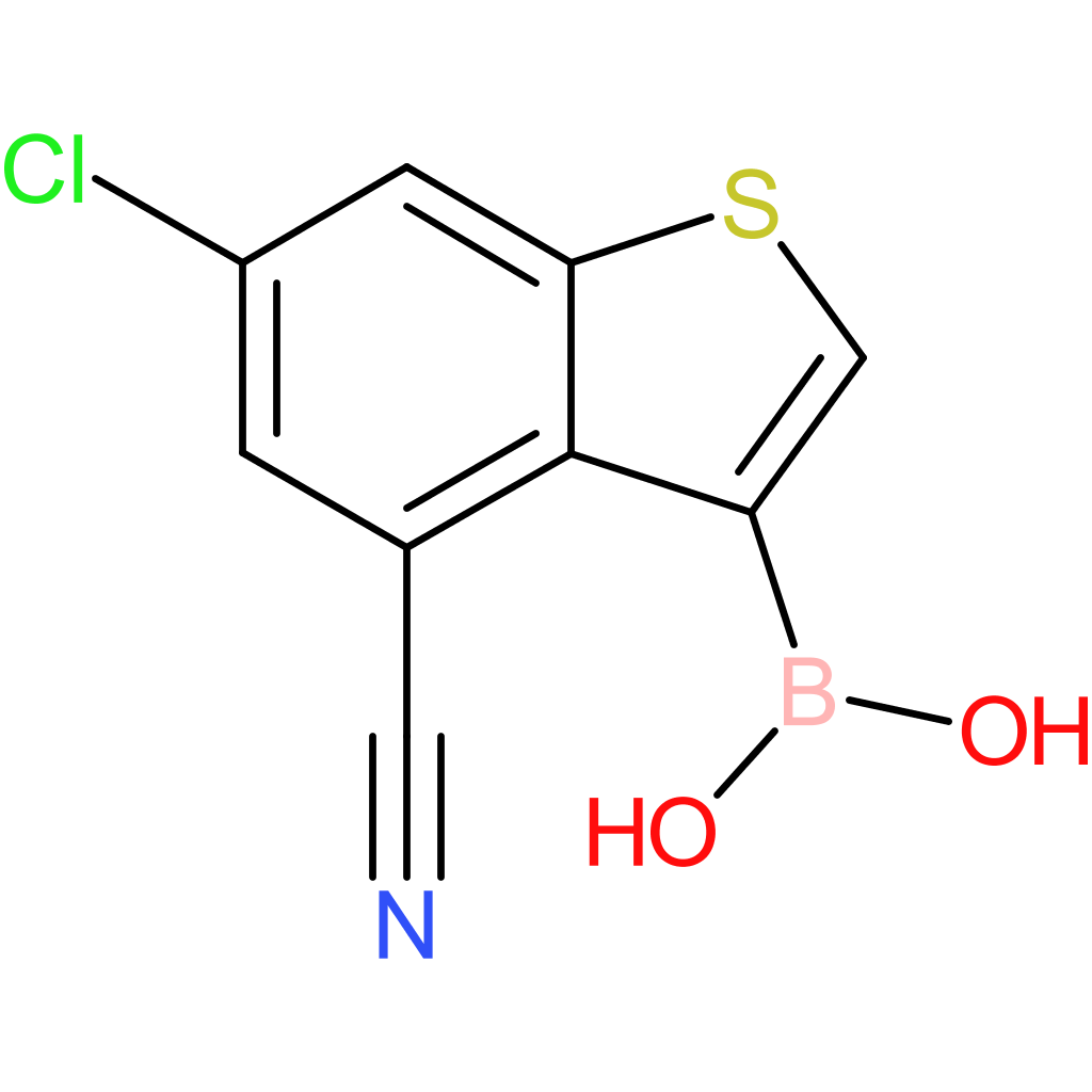 6-chloro-4-cyanobenzothiophene-3-boronic acid