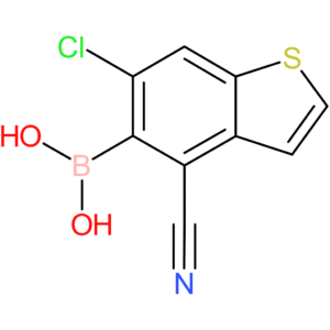 6-chloro-4-cyanobenzothiophene-5-boronic acid