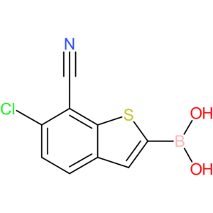 6-chloro-7-cyanobenzothiophene-2-boronic acid