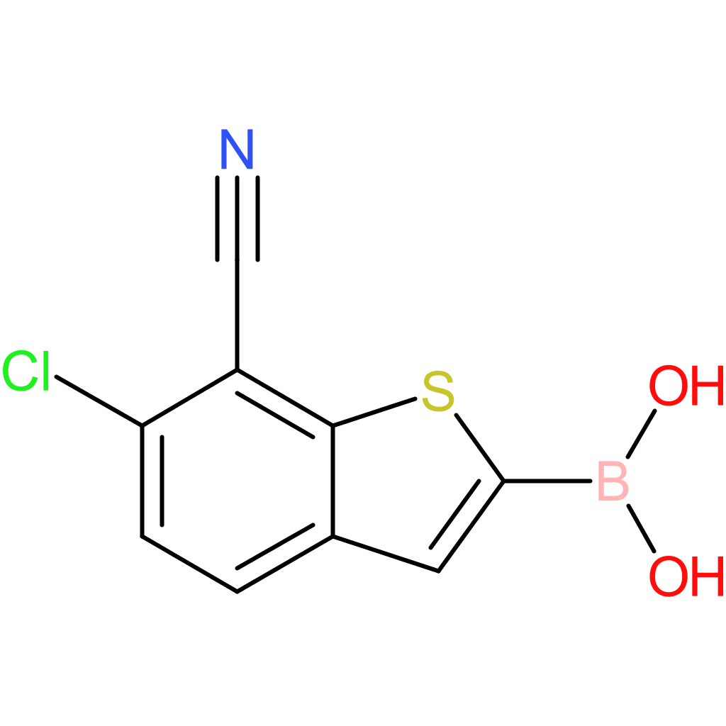 6-chloro-7-cyanobenzothiophene-2-boronic acid