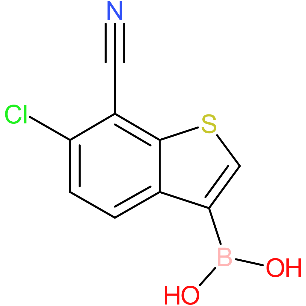 6-chloro-7-cyanobenzothiophene-3-boronic acid