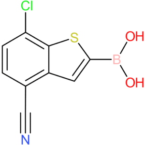 7-chloro-4-cyanobenzothiophene-2-boronic acid