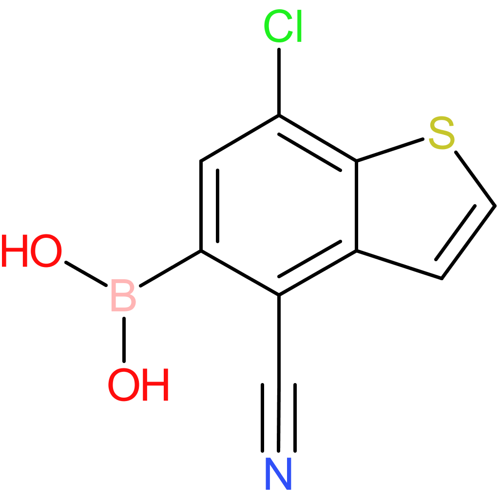 7-chloro-4-cyanobenzothiophene-5-boronic acid