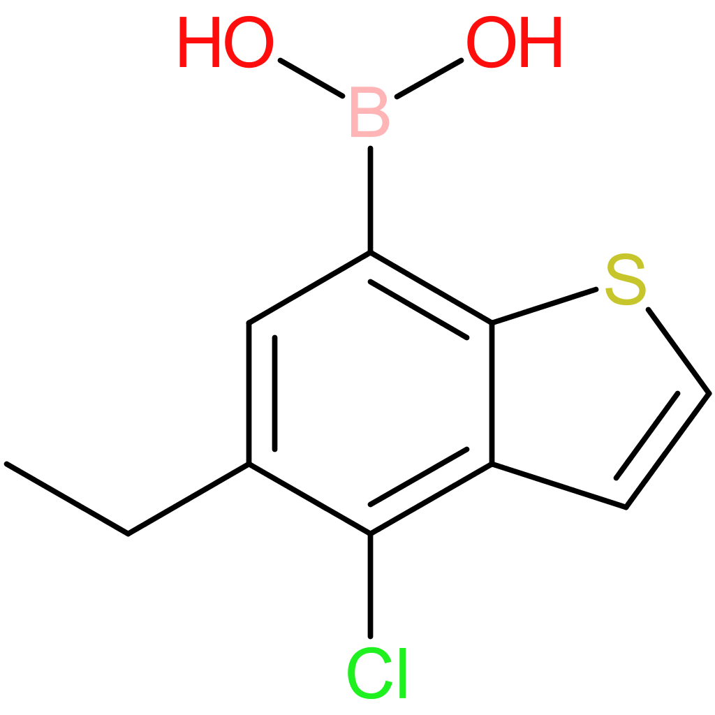 4-chloro-5-ethylbenzothiophene-7-boronic acid