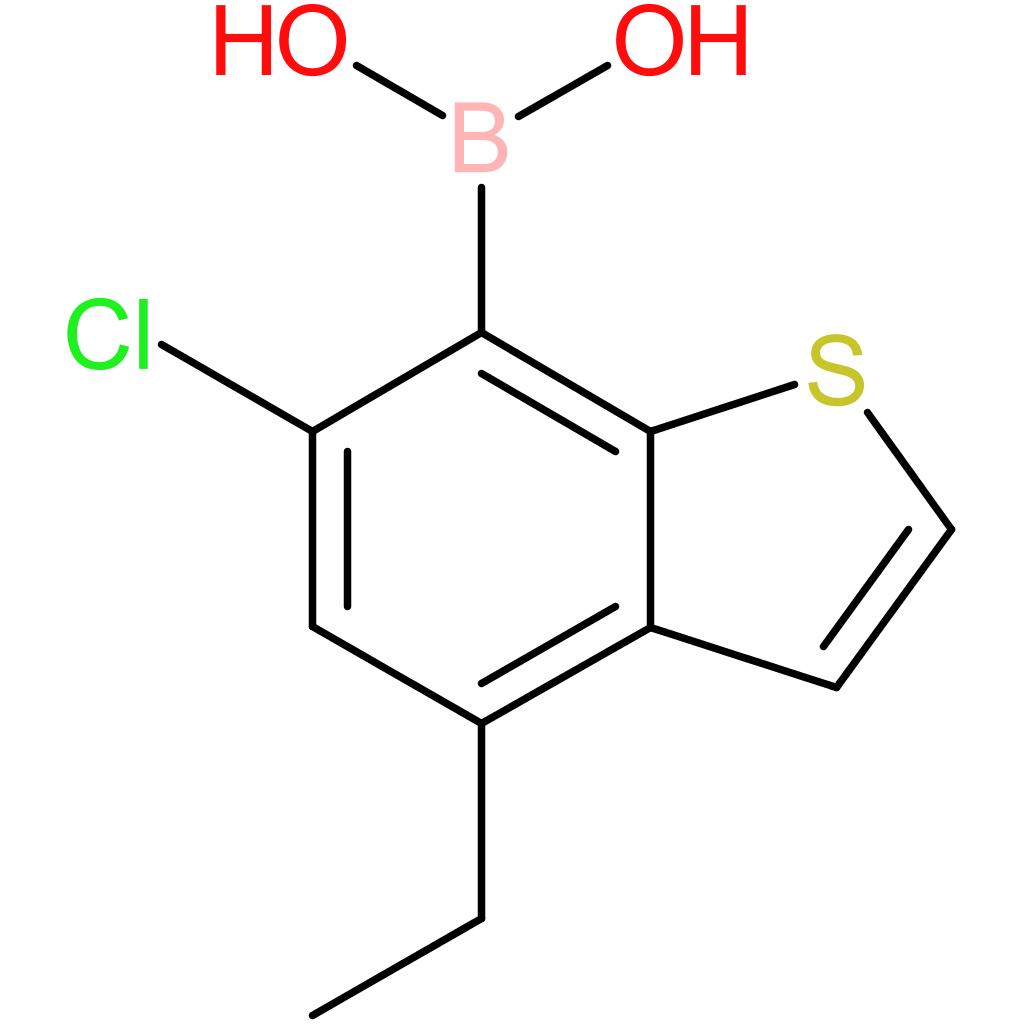 6-chloro-4-ethylbenzothiophene-7-boronic acid