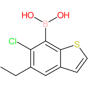 6-chloro-5-ethylbenzothiophene-7-boronic acid
