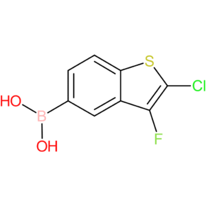 (2-chloro-3-fluoro-1-benzothiophen-5-yl)boronic acid
