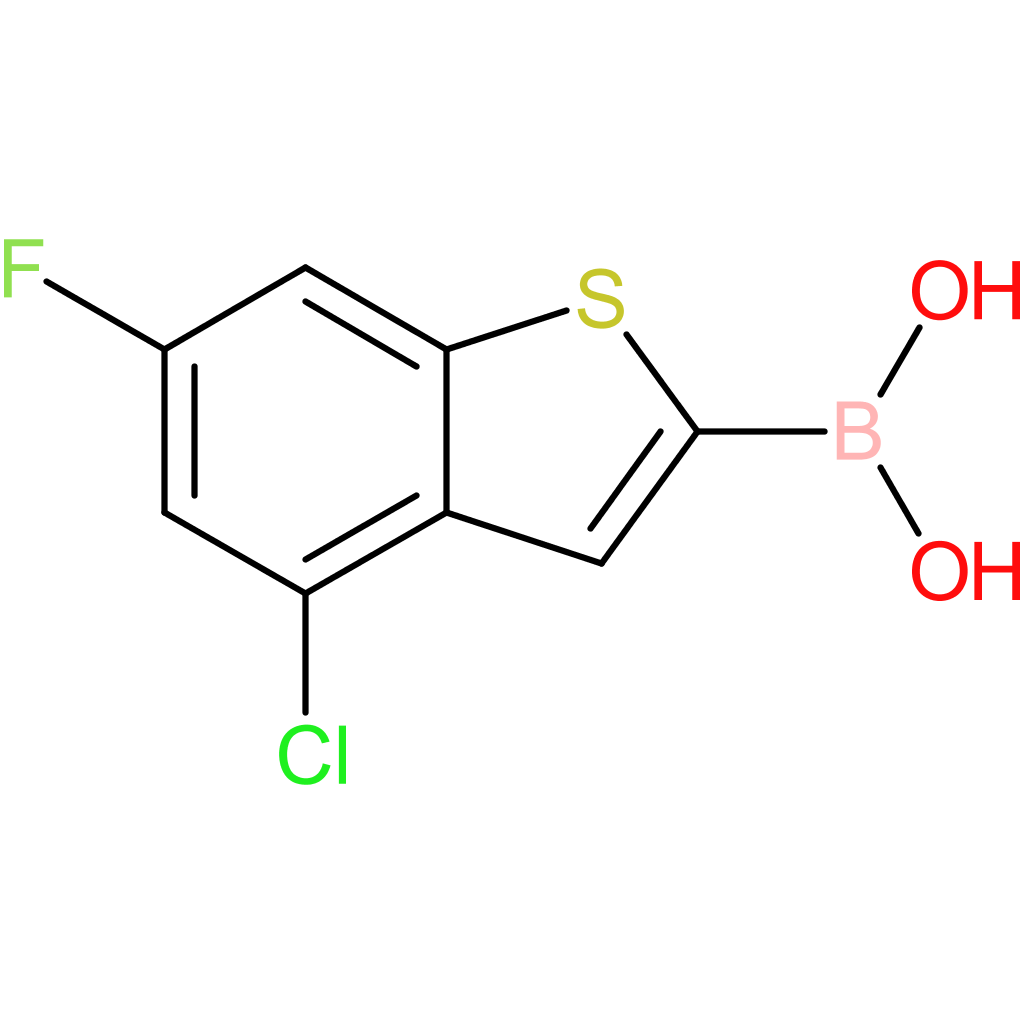 (4-chloro-6-fluoro-1-benzothiophen-2-yl)boronic acid