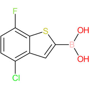(4-chloro-7-fluoro-1-benzothiophen-2-yl)boronic acid