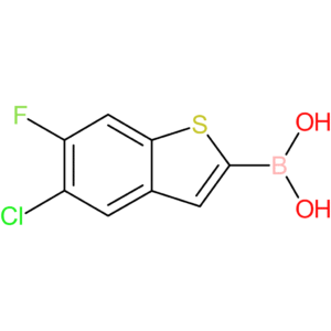 (5-chloro-6-fluoro-1-benzothiophen-2-yl)boronic acid