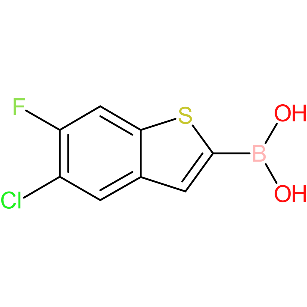 (5-chloro-6-fluoro-1-benzothiophen-2-yl)boronic acid