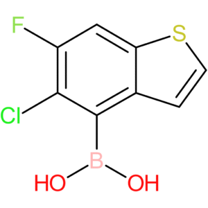 (5-chloro-6-fluoro-1-benzothiophen-4-yl)boronic acid