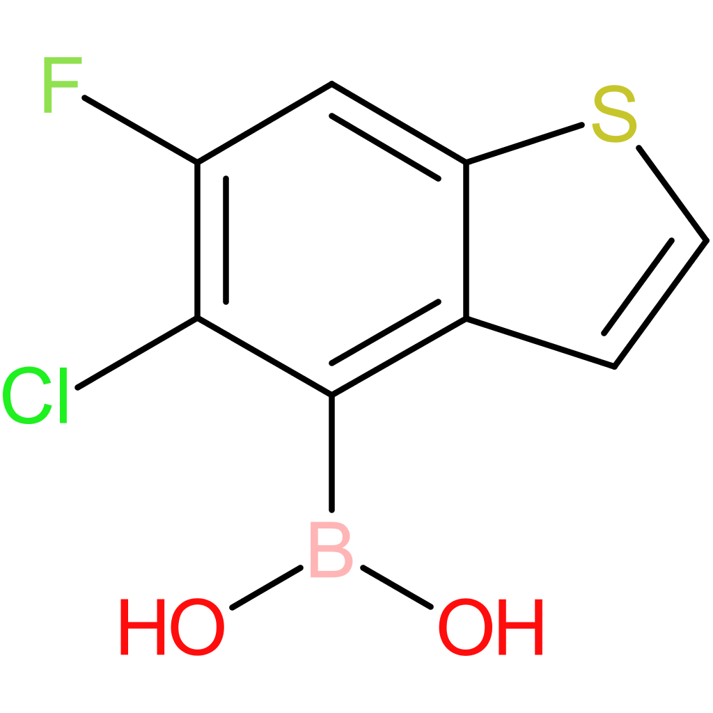 (5-chloro-6-fluoro-1-benzothiophen-4-yl)boronic acid