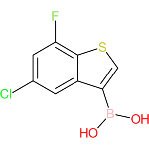 (5-chloro-7-fluoro-1-benzothiophen-3-yl)boronic acid