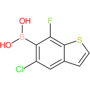(5-chloro-7-fluoro-1-benzothiophen-6-yl)boronic acid