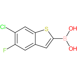 (6-chloro-5-fluoro-1-benzothiophen-2-yl)boronic acid