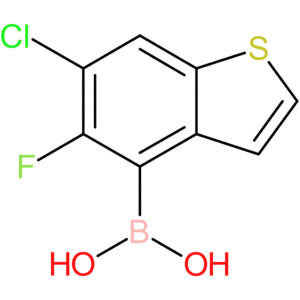 6-chloro-5-fluorobenzothiophene-4-boronic acid