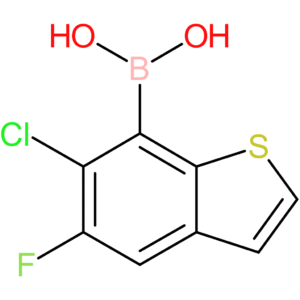 (6-chloro-5-fluoro-1-benzothiophen-7-yl)boronic acid