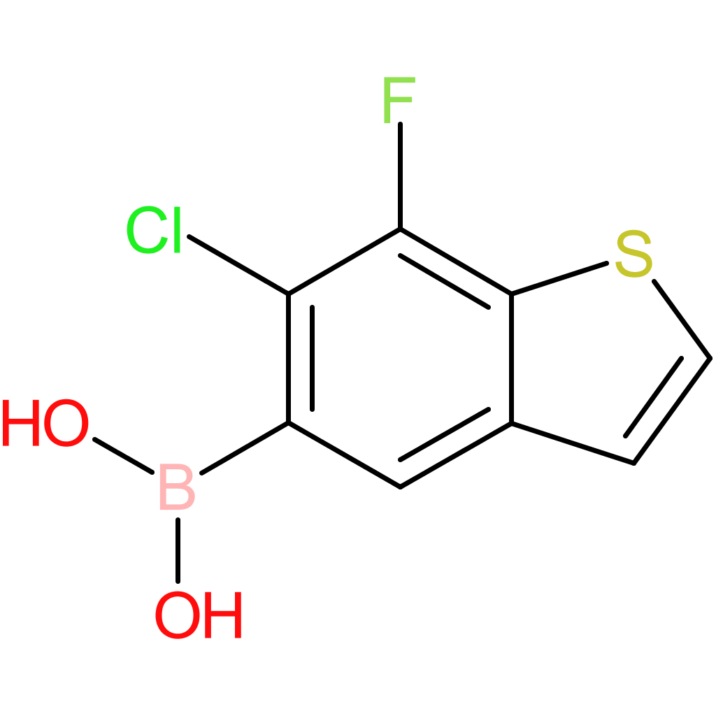 (6-chloro-7-fluoro-1-benzothiophen-5-yl)boronic acid