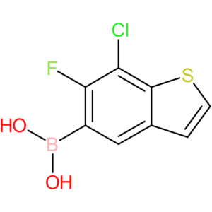 (7-chloro-6-fluoro-1-benzothiophen-5-yl)boronic acid