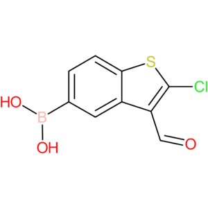 2-chloro-3-formylbenzothiophene-5-boronic acid