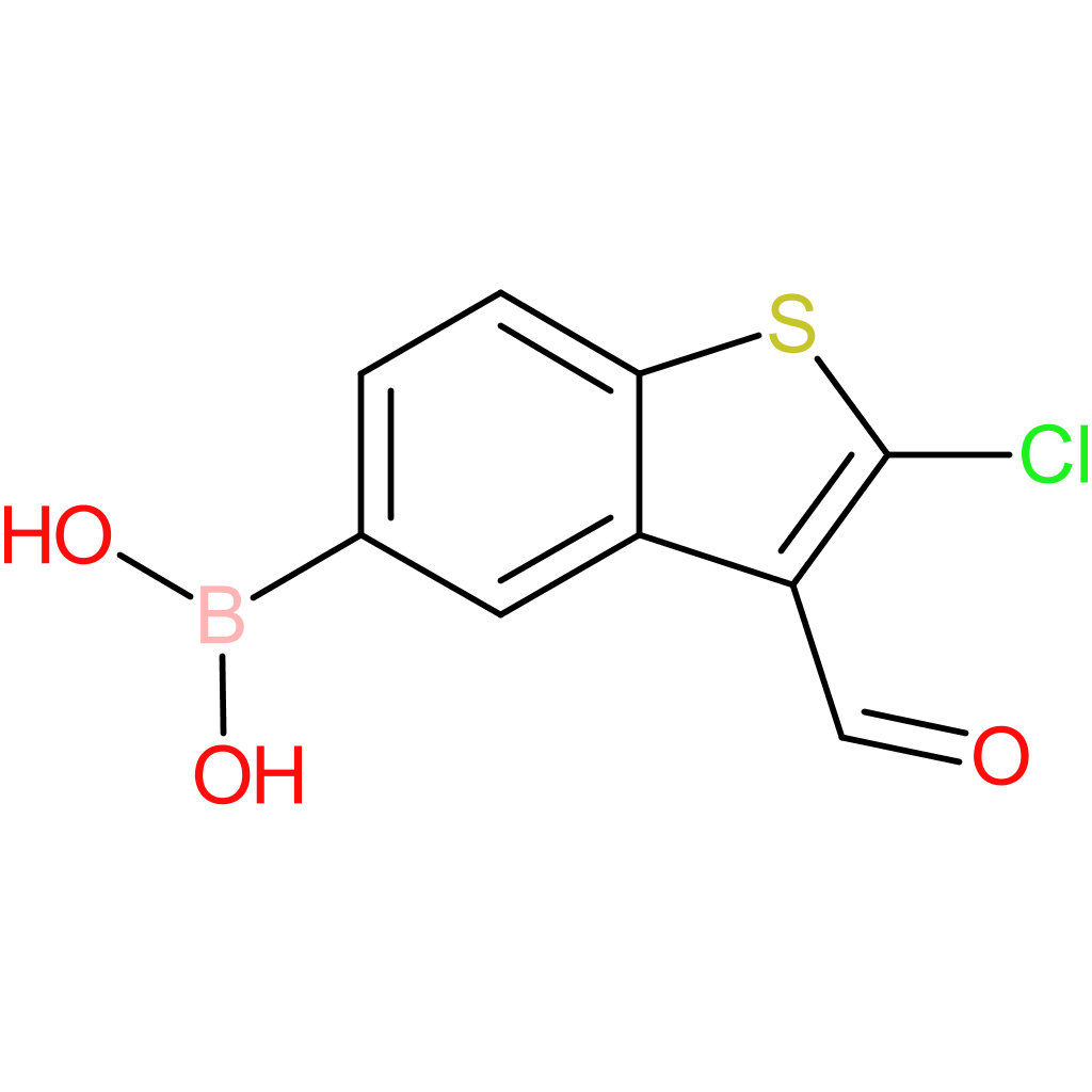2-chloro-3-formylbenzothiophene-5-boronic acid