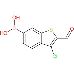 3-chloro-2-formylbenzothiophene-6-boronic acid