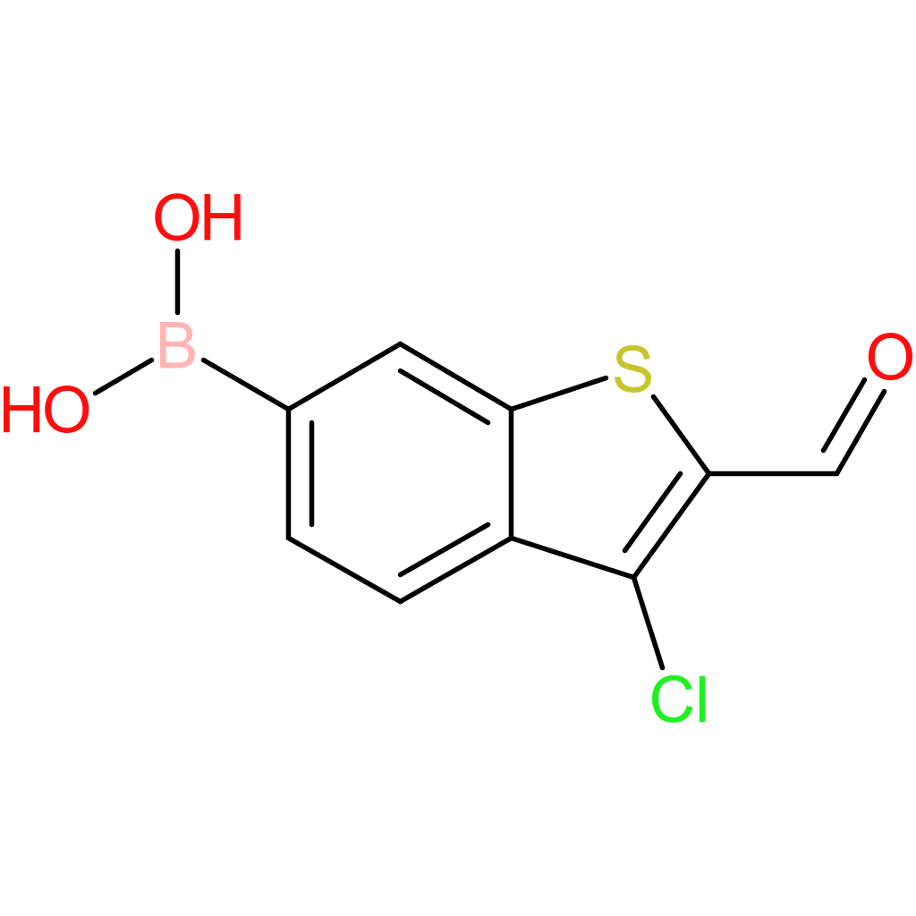 3-chloro-2-formylbenzothiophene-6-boronic acid
