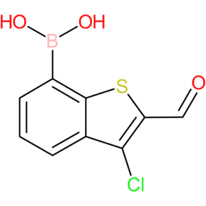 3-chloro-2-formylbenzothiophene-7-boronic acid