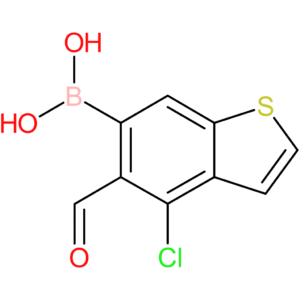 4-chloro-5-formylbenzothiophene-6-boronic acid