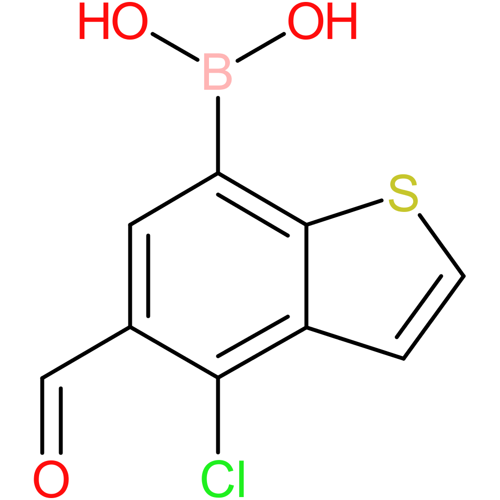 4-chloro-5-formylbenzothiophene-7-boronic acid