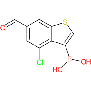 4-chloro-6-formylbenzothiophene-3-boronic acid