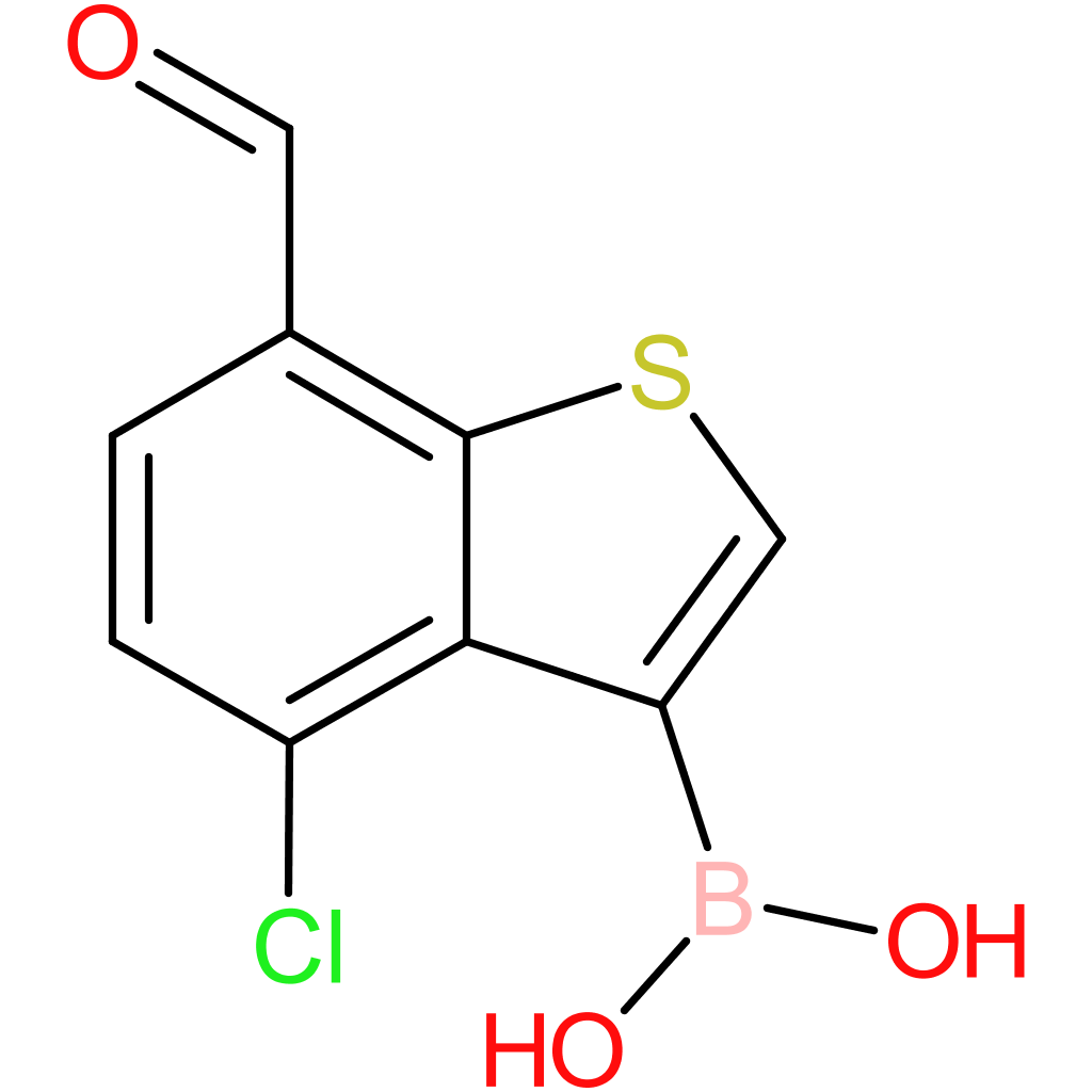 4-chloro-7-formylbenzothiophene-3-boronic acid