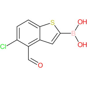 5-chloro-4-formylbenzothiophene-2-boronic acid