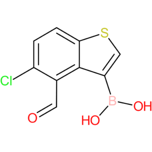 5-chloro-4-formylbenzothiophene-3-boronic acid