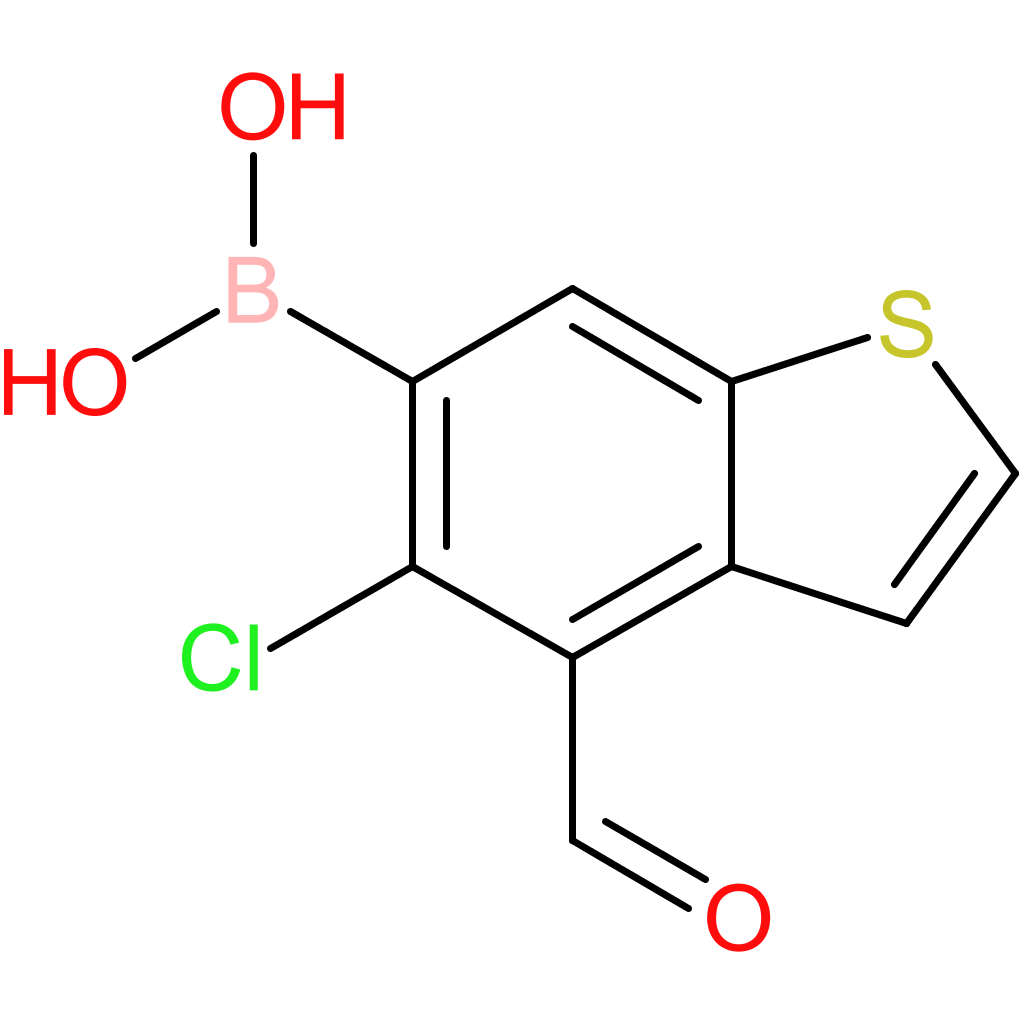 5-chloro-4-formylbenzothiophene-6-boronic acid