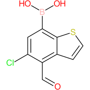 5-chloro-4-formylbenzothiophene-7-boronic acid