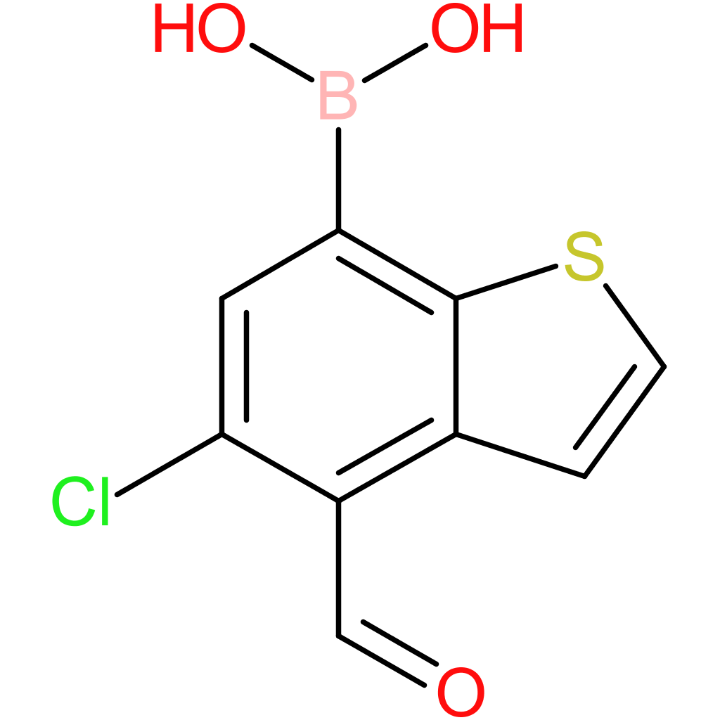 5-chloro-4-formylbenzothiophene-7-boronic acid