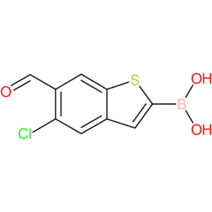 5-chloro-6-formylbenzothiophene-2-boronic acid