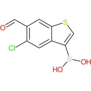 5-chloro-6-formylbenzothiophene-3-boronic acid