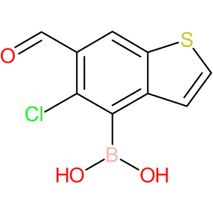 5-chloro-6-formylbenzothiophene-4-boronic acid