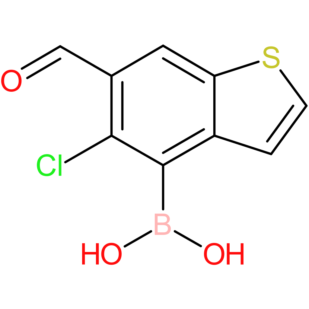5-chloro-6-formylbenzothiophene-4-boronic acid