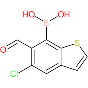 5-chloro-6-formylbenzothiophene-7-boronic acid