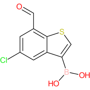 5-chloro-7-formylbenzothiophene-3-boronic acid
