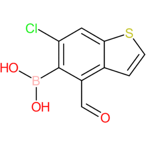 6-chloro-4-formylbenzothiophene-5-boronic acid