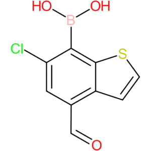 6-chloro-4-formylbenzothiophene-7-boronic acid