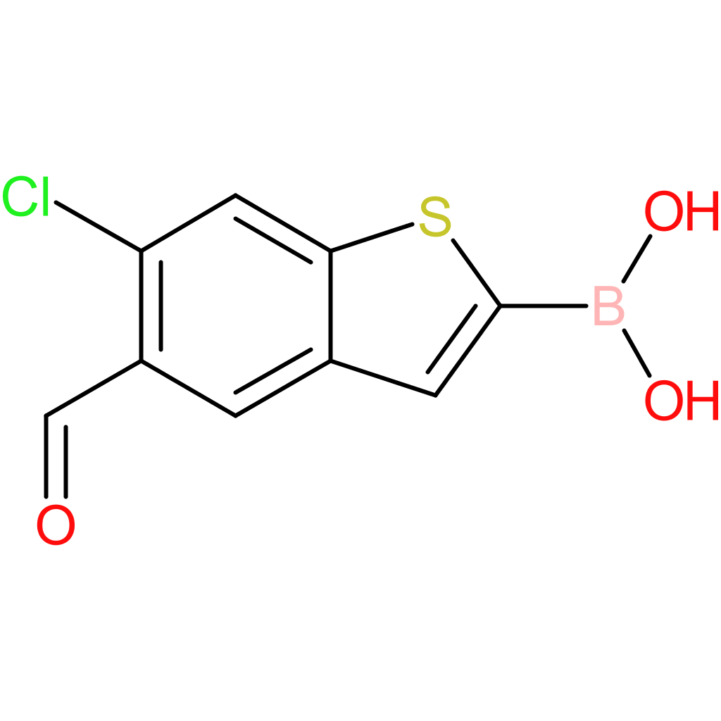 6-chloro-5-formylbenzothiophene-2-boronic acid