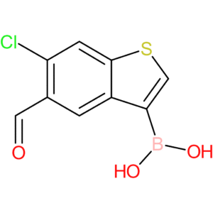 6-chloro-5-formylbenzothiophene-3-boronic acid