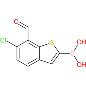 6-chloro-7-formylbenzothiophene-2-boronic acid